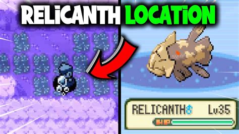 pokemon emerald relicanth location|all pokemon in pokemon emerald.